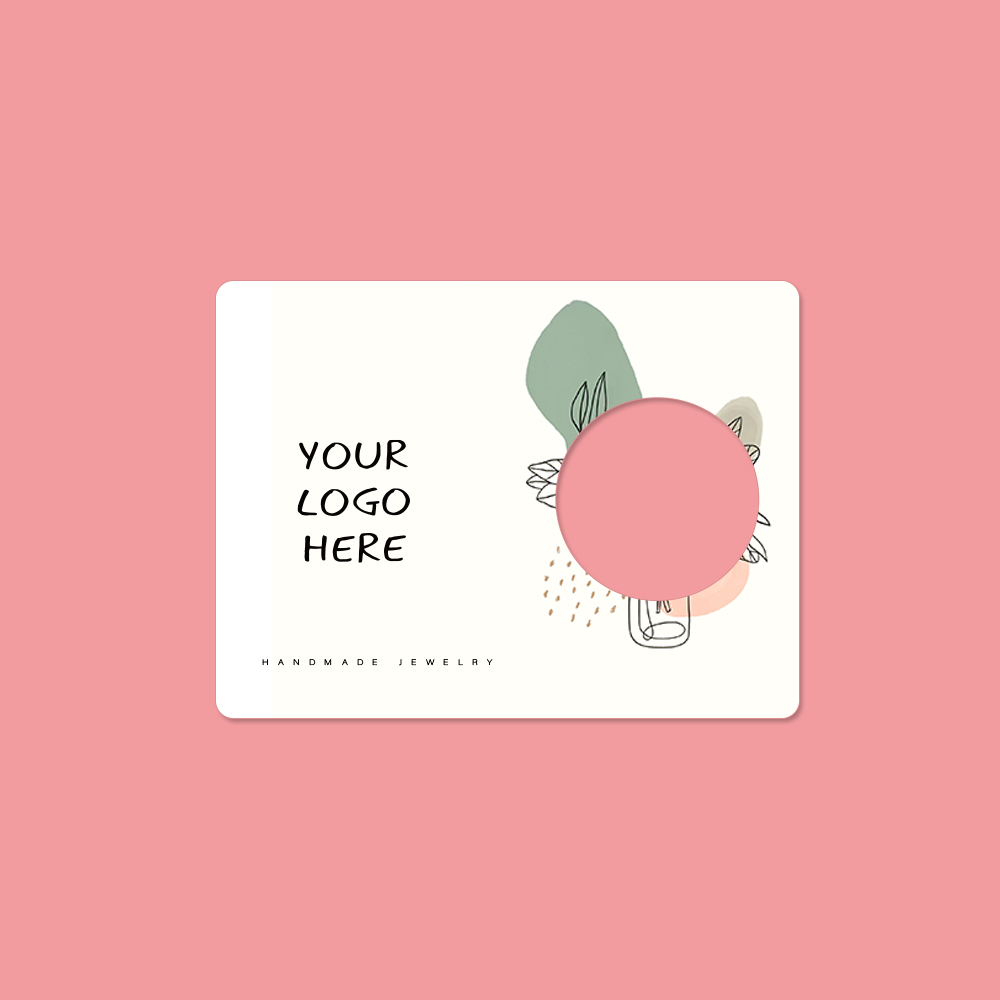 3.9”(10cm)/ 2.95”(7.5cm)Add Your Logo Customize Printing Cards