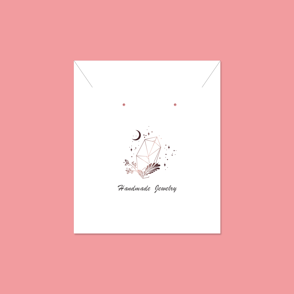 4.3”(11cm)/ 5.1”(13cm) Add Your Logo Customize Printing Cards For Necklace Earrings 