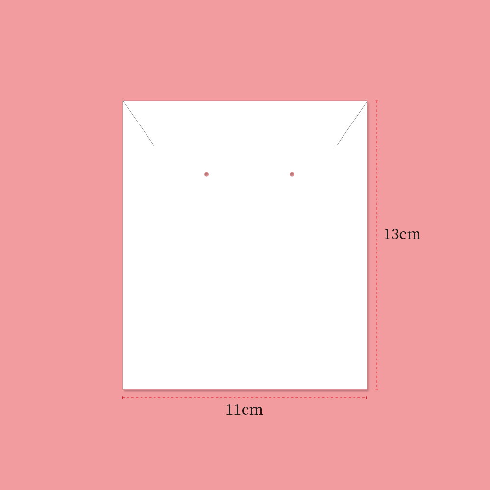 4.3”(11cm)/ 5.1”(13cm) Add Your Logo Customize Printing Cards For Necklace Earrings 