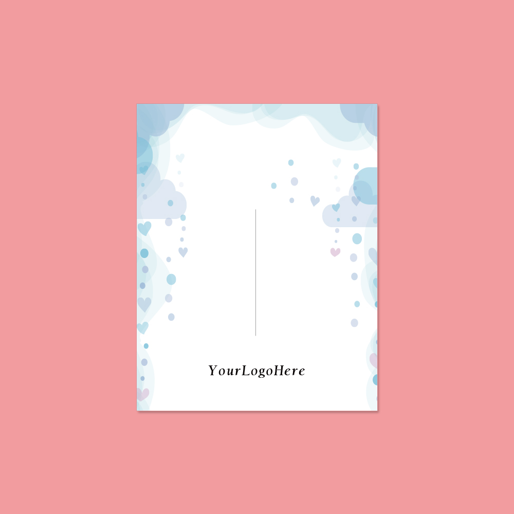 4.3”(11cm)/ 5.5”(14cm) Add Your Logo Customize Printing Cards For HairClip