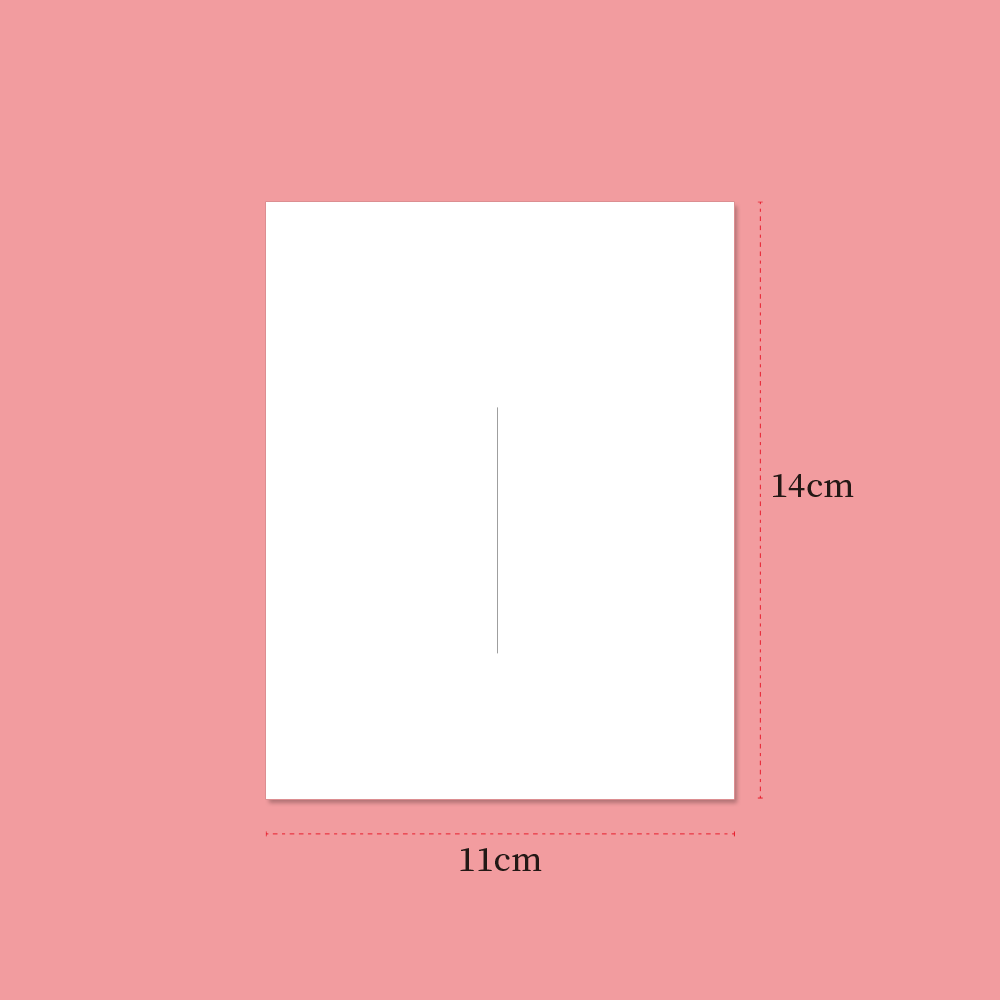 4.3”(11cm)/ 5.5”(14cm) Add Your Logo Customize Printing Cards For HairClip