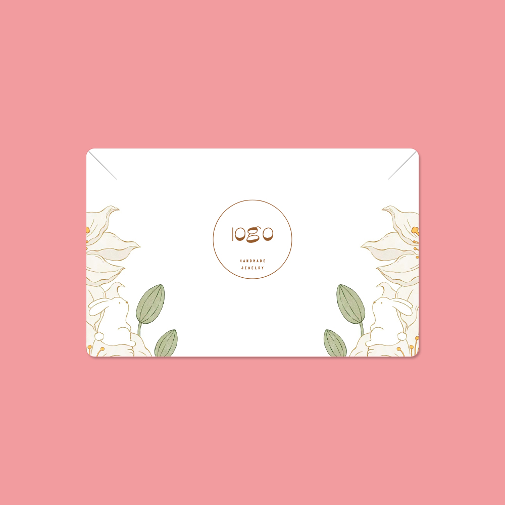 4.7”(12cm)/ 2.9”(7.5cm) Add Your Logo Customize Printing Cards For Necklace