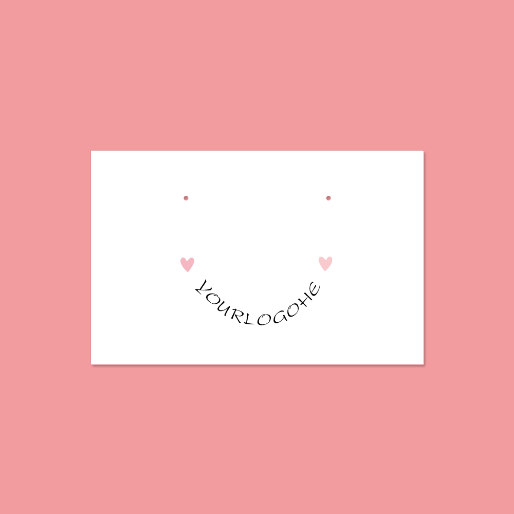 5.5“(14cm)/ 3.5“(9cm) Add Your Logo Customize Printing Earrings Display Cards For Jewelry 