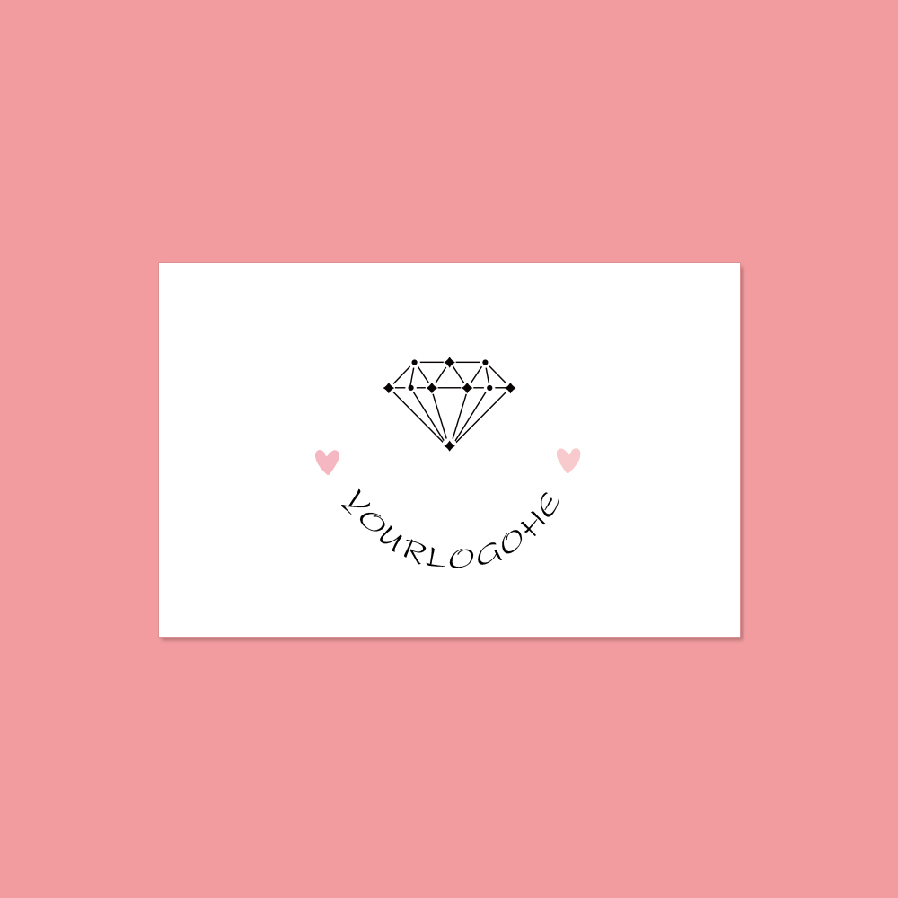 5.5“(14cm)/ 3.5“(9cm) Add Your Logo Cards 