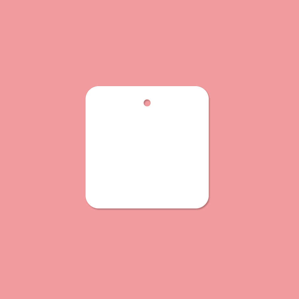 3.5x3.5cm Customize Logo Personalize Printing Earrings Jewelry Display Cards 