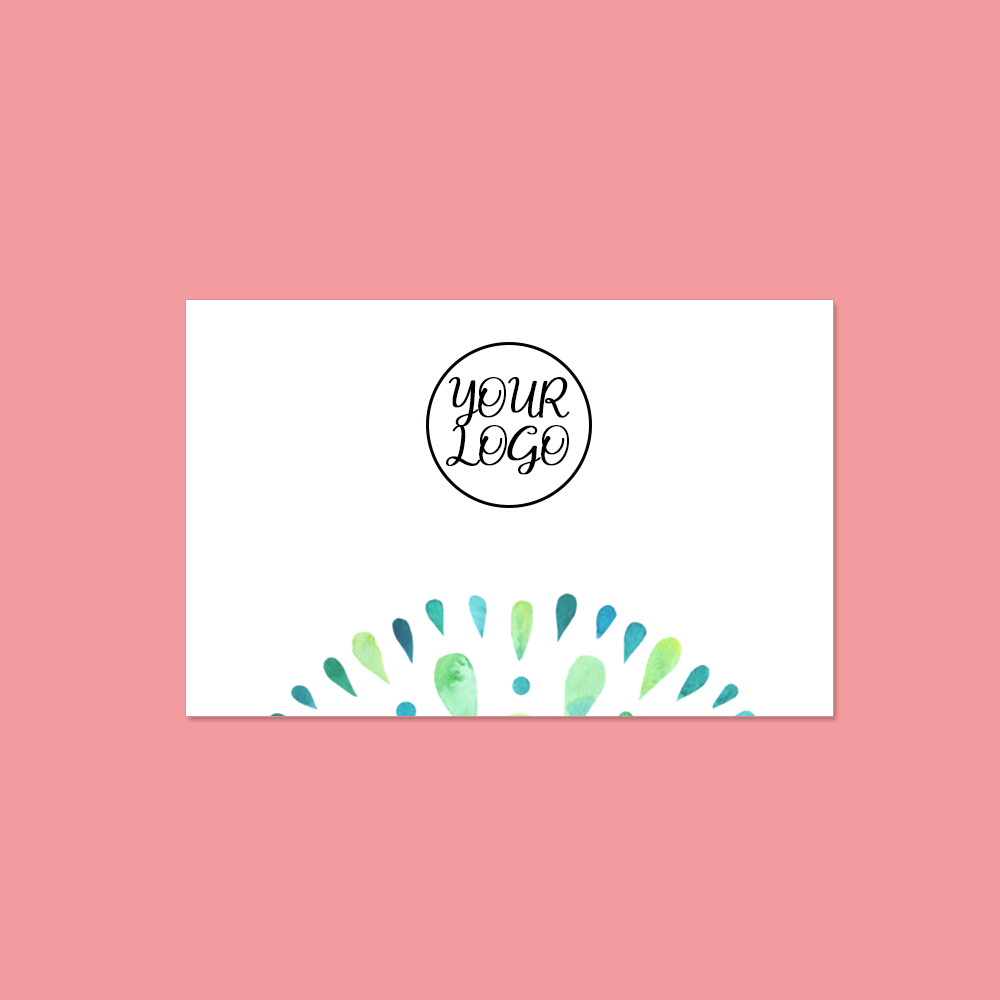 5.5“(14cm)/ 3.5“(9cm) Add Your Logo Cards Blank Cards