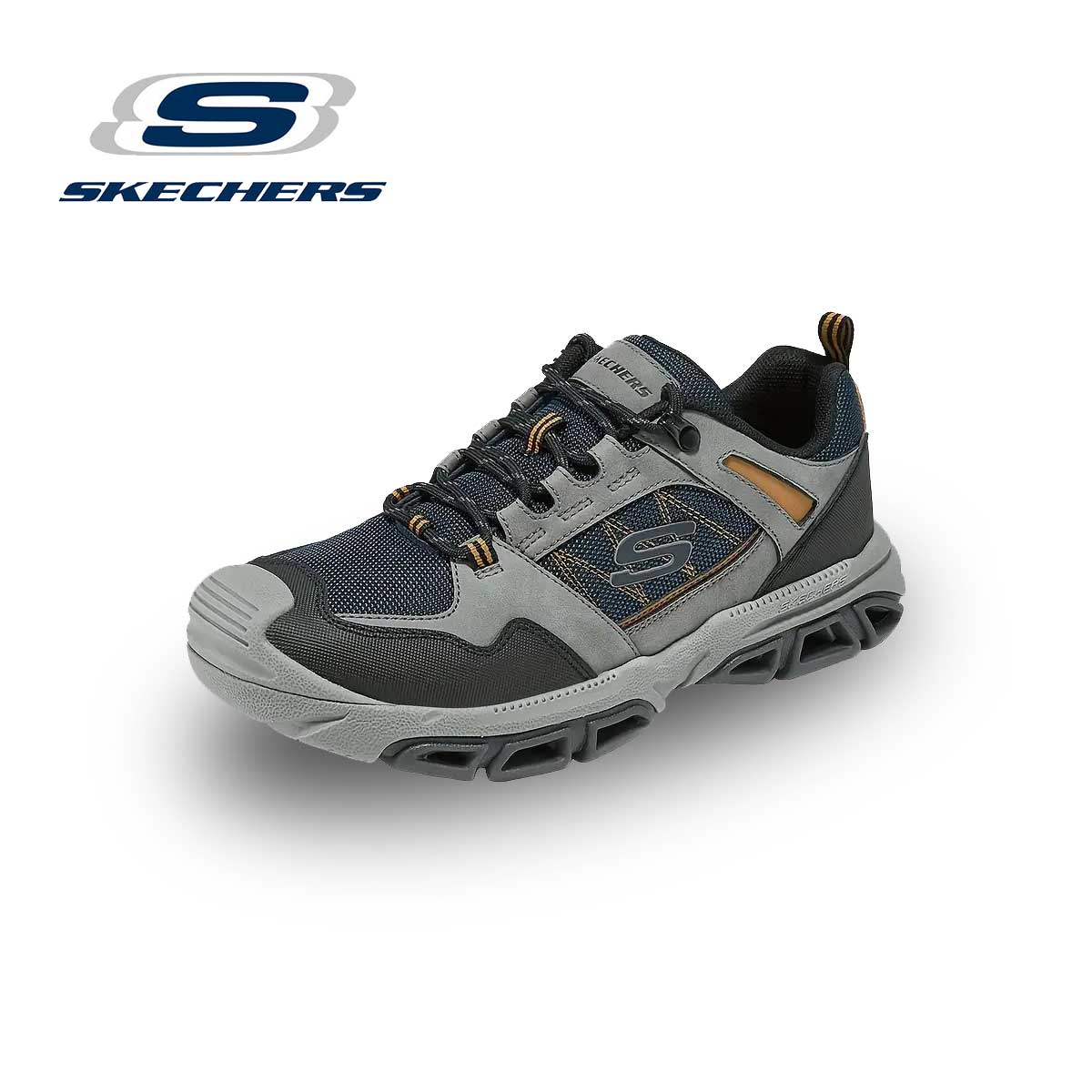 SKECHERS® sapato masculino para atividades ao ar livre, impermeável, antiderrapante