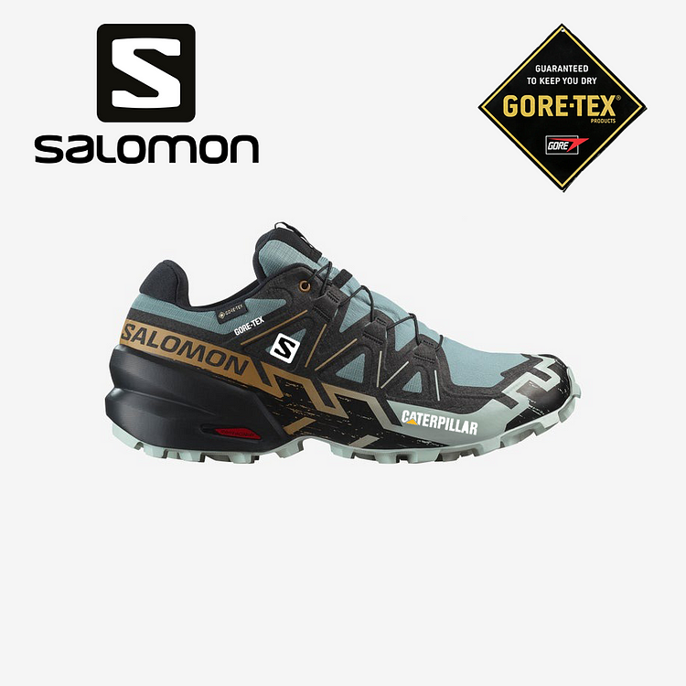 Salomon® e CAT® produzem calçados de caminhada impermeáveis ​​e respiráveis ​​para homens, ideais para atividades ao ar livre e trabalho.