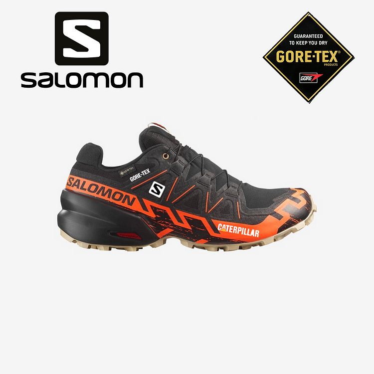 Salomon® e CAT® produzem calçados de caminhada impermeáveis ​​e respiráveis ​​para homens, ideais para atividades ao ar livre e trabalho.