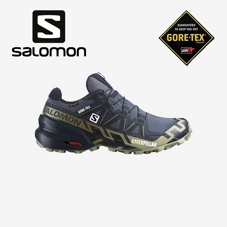 Salomon® e CAT® produzem calçados de caminhada impermeáveis ​​e respiráveis ​​para homens, ideais para atividades ao ar livre e trabalho.