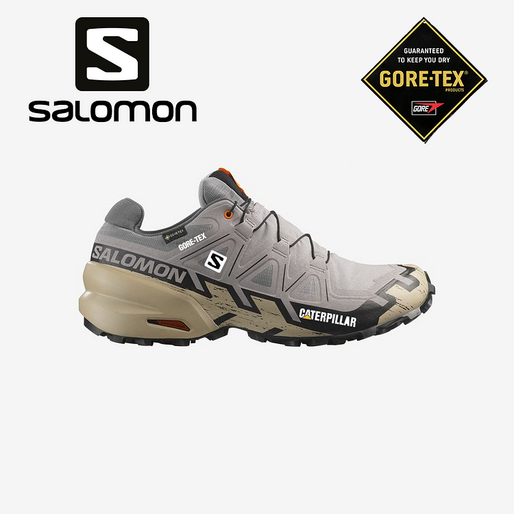 Salomon® e CAT® produzem calçados de caminhada impermeáveis ​​e respiráveis ​​para homens, ideais para atividades ao ar livre e trabalho.