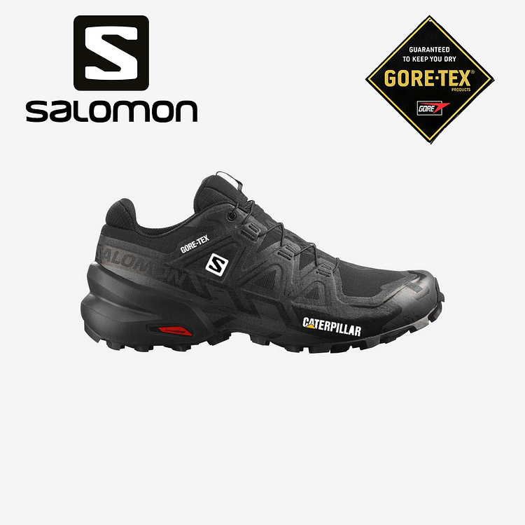 Salomon® e CAT® produzem calçados de caminhada impermeáveis ​​e respiráveis ​​para homens, ideais para atividades ao ar livre e trabalho.