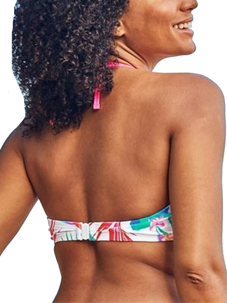 Figleaves Bora Bora Underwired Tab Halter Bikini Top