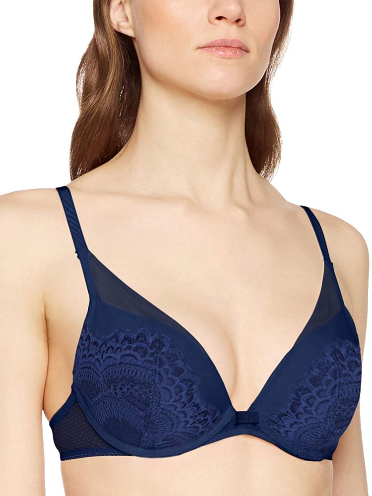 Deep-V Padded Underwired Push-Up Bra for £32 - Push-up Bras