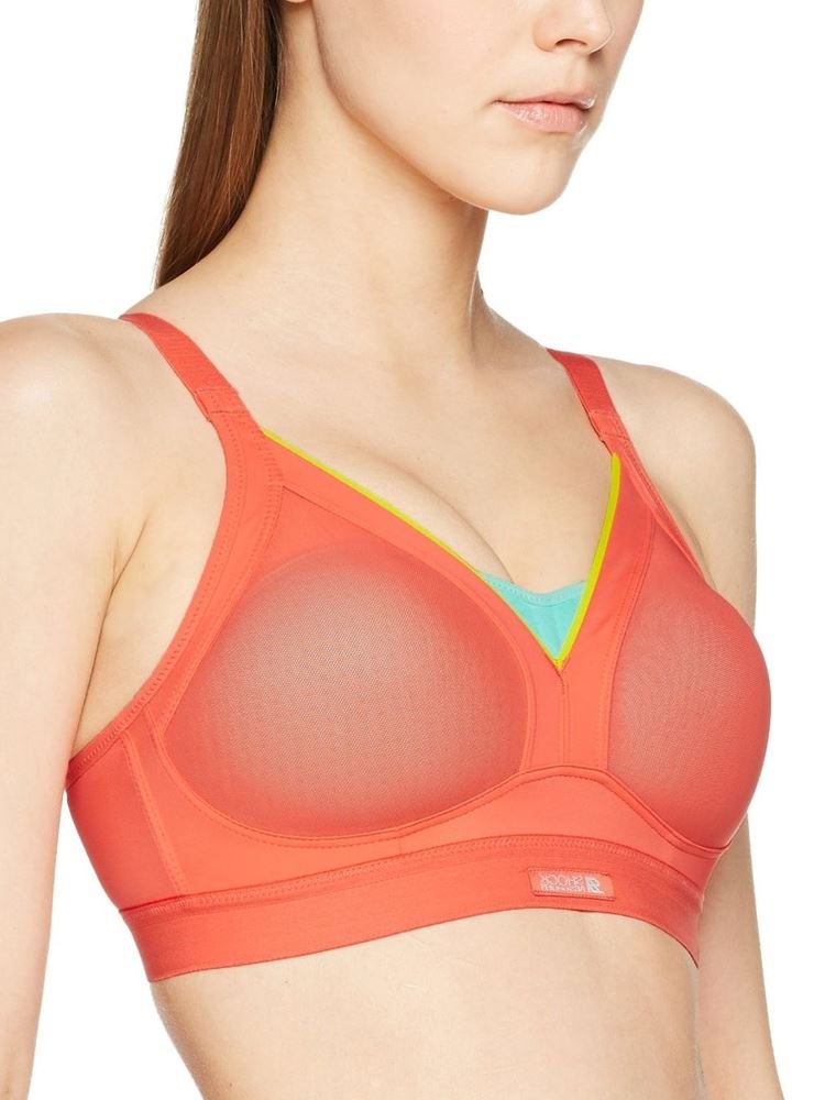 Stretch Shock Absorber Active High Impact Sports Bra Soft Cup