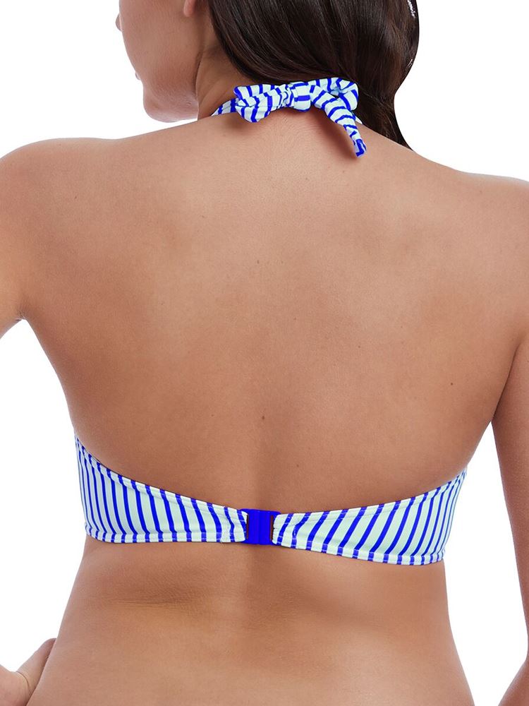 Freya Totally Stripe Halterneck Bikini Top