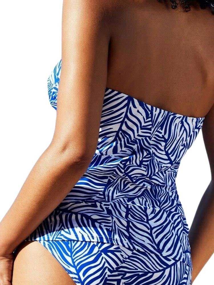 Figleaves Cape Cod Twist Bandeau Tankini Top