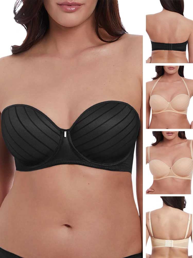 DKNY DKNY Nude Signature Unlined Cup Bra - Fashion Emporium