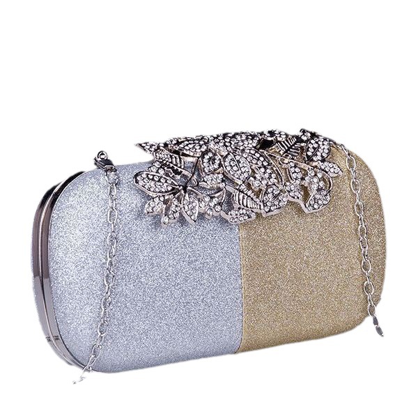 Multicolored Diamond-Encrusted Handbag