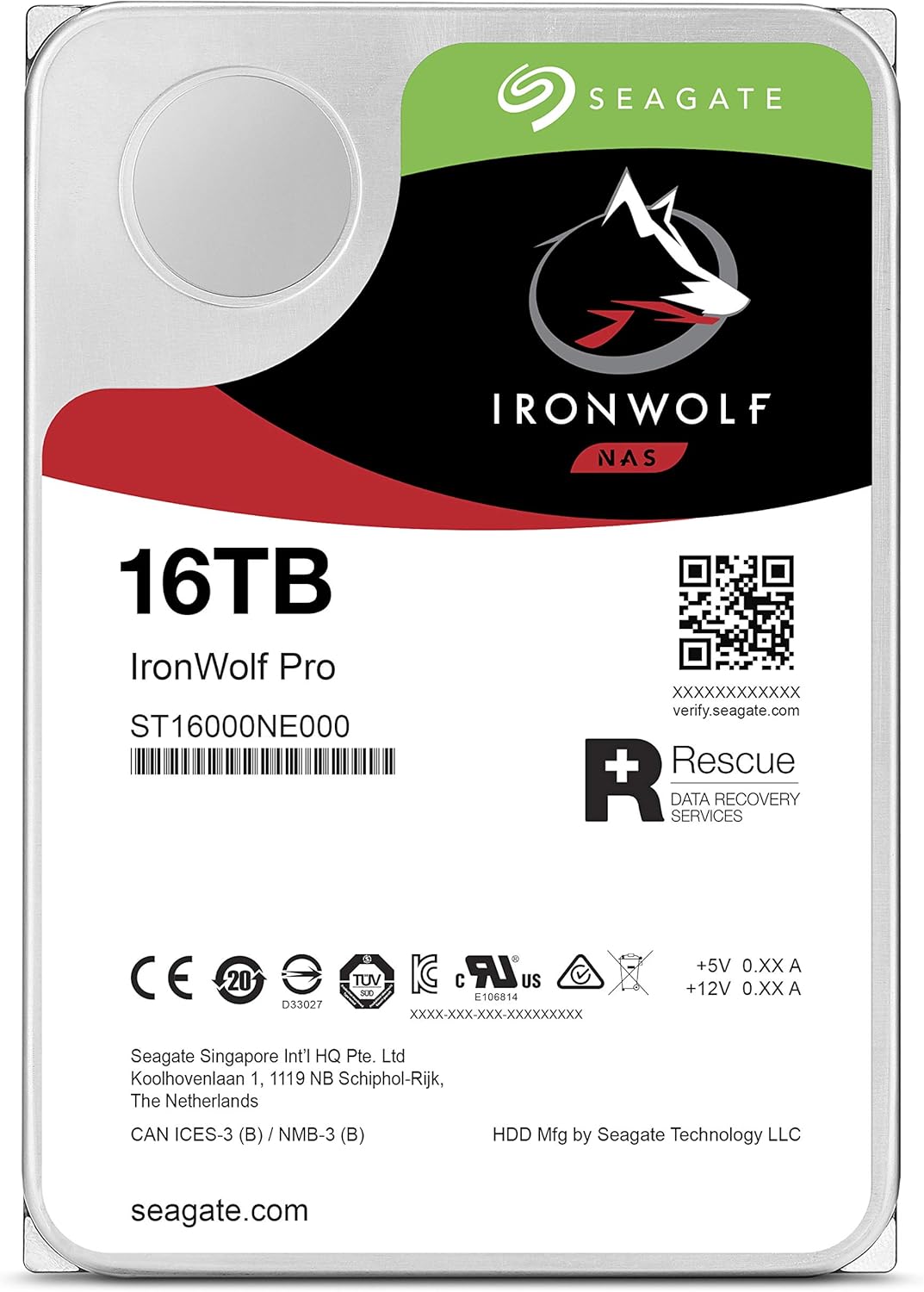 Seagate ST16000NE000 IronWolf Pro 16TB