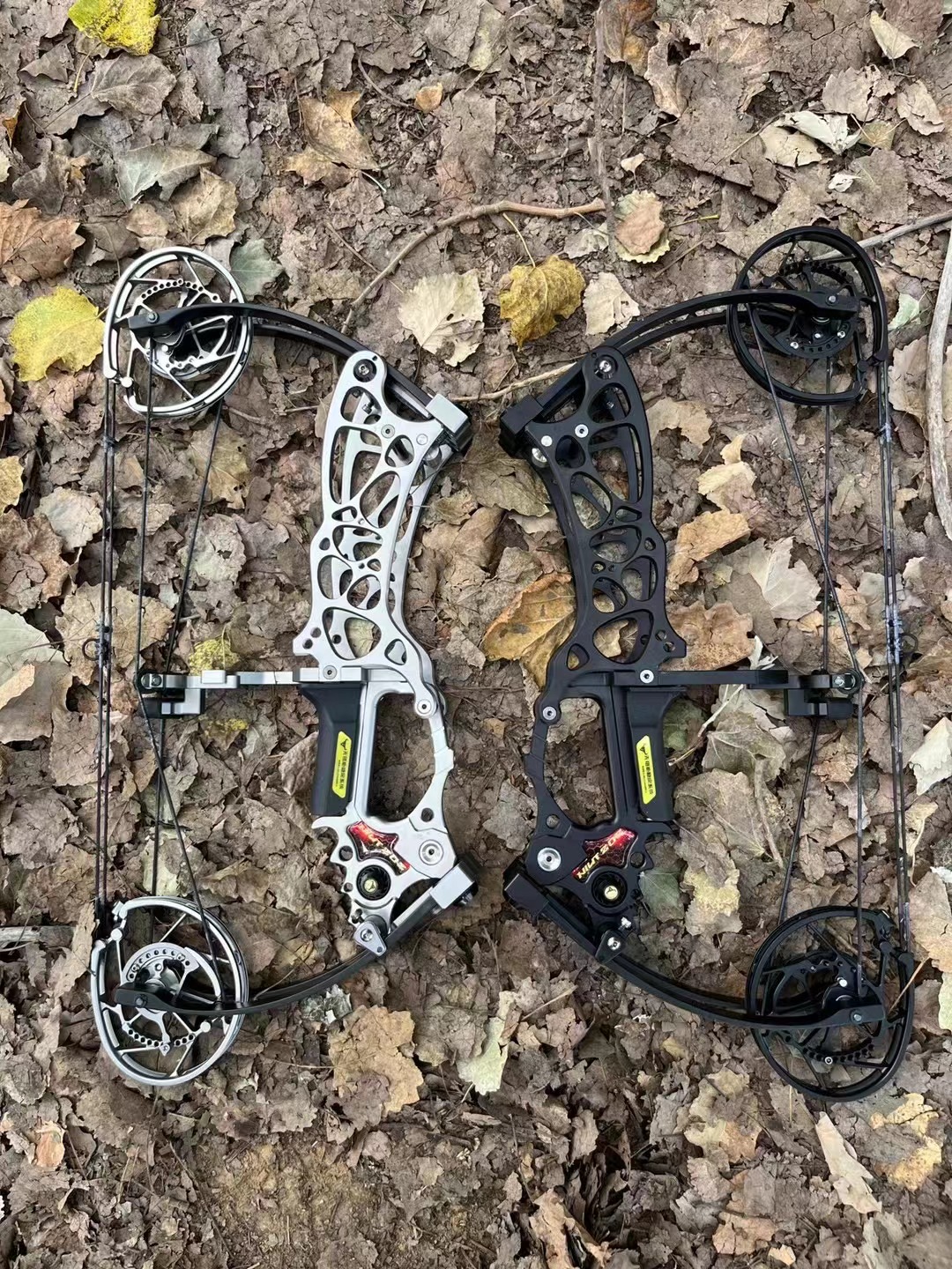 Dual Purpose Composite Steel Ball Archery Bow Short Shaft Pulley Shooting Sports Fitness Equipment