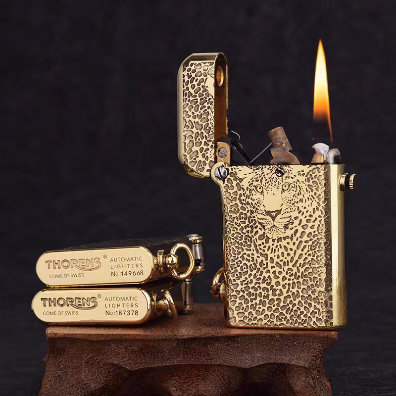 Brass Engraved Kerosene Lighter