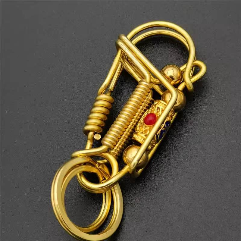 Brass Handmade Keychain
