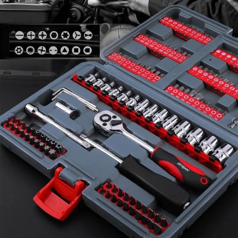 126 Piece 1/4 Auto Repair Tool Set 
