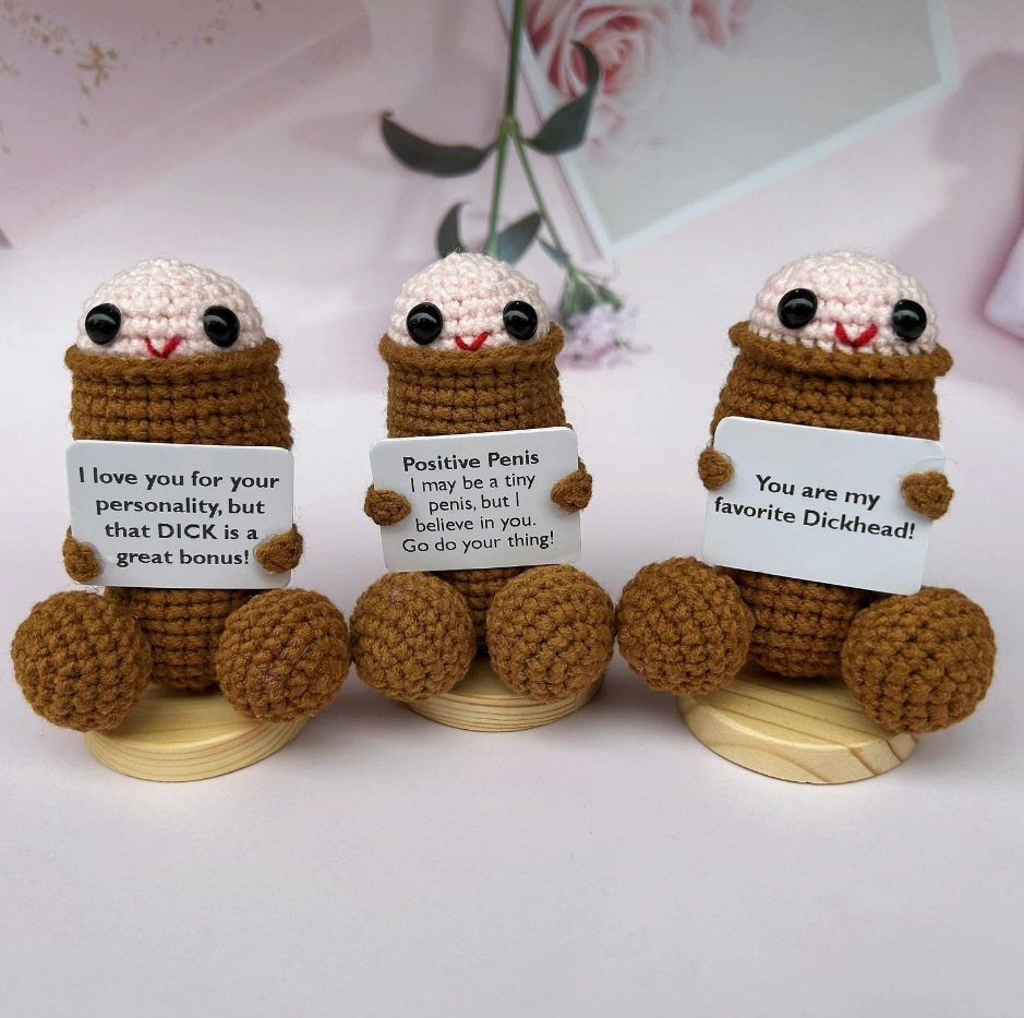 🎁Funny Handmade Positive Penis Emotional Support
