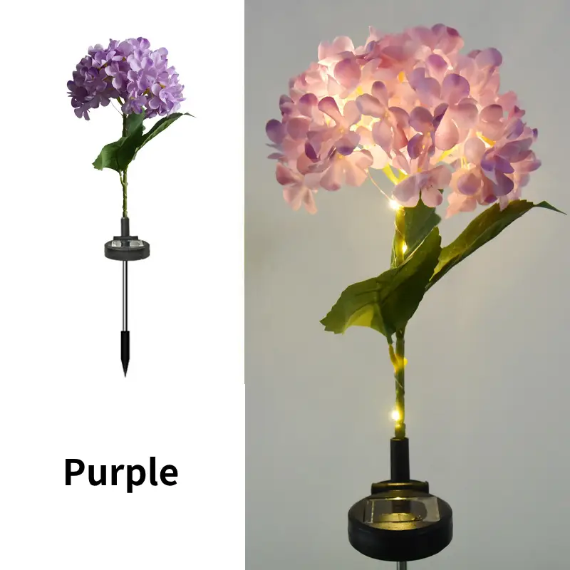 🔥Hot Sale-59% OFF🔥Outdoor Solar Hydrangea Flower Lights