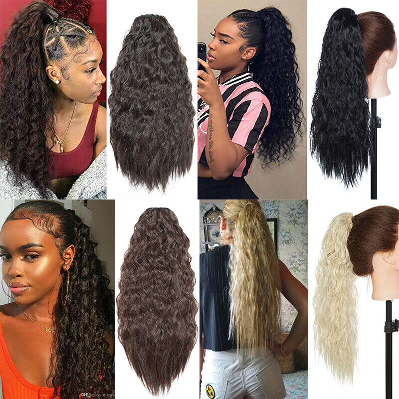 💜 LAST DAY PROMOTION - 50% OFF💜26In Curly Wavy Frizzy Hair Extension