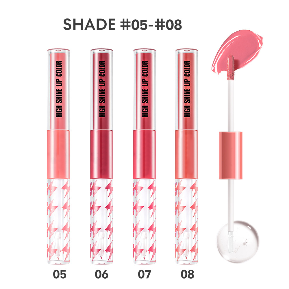 🎁LAST DAY 49% OFF🔥16 Color Double Ended High Shine Long Lasting Lip Gloss👄