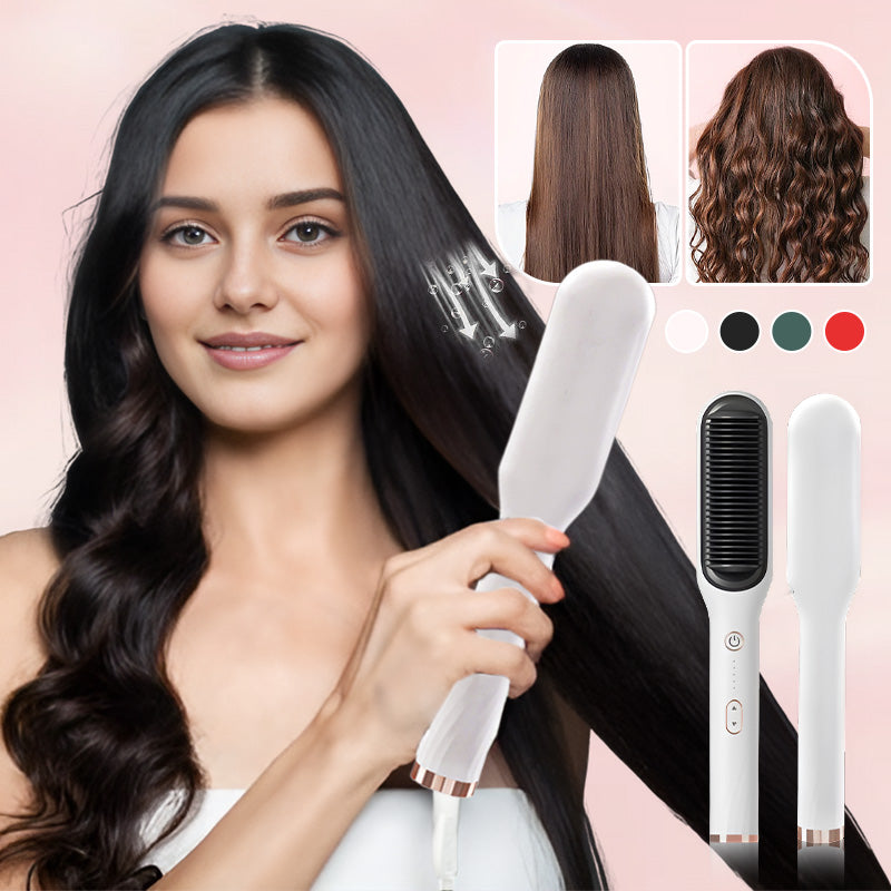 ✨Last Day Special Price $29.99!!💥Negative Ion Hair Straightener Styling Comb💇♀
