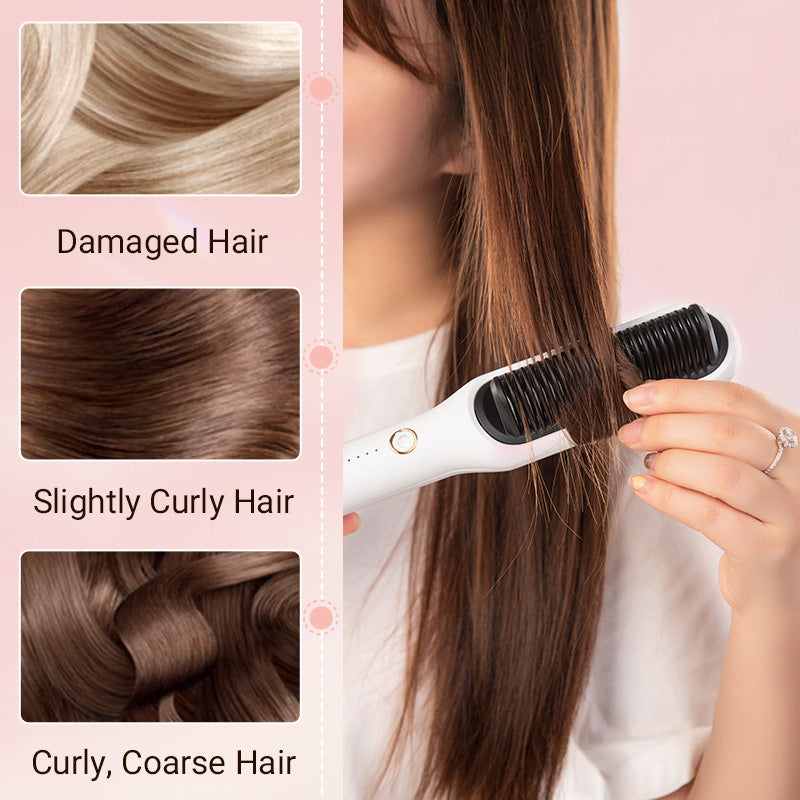 ✨Last Day Special Price $29.99!!💥Negative Ion Hair Straightener Styling Comb💇♀