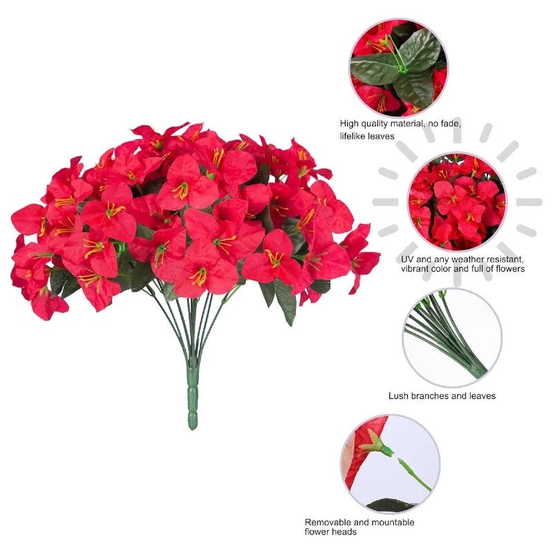 🔥2026 Summer Hot Sale🔥UV-Resistant Artificial Bougainvillea Flowers🌺