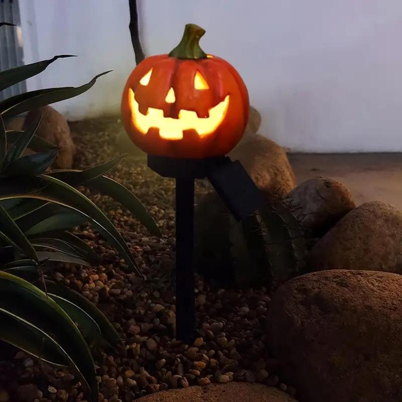 Solar Pumpkin Light