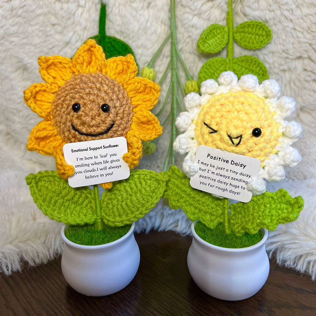 🎁Cute Handmade Knitted Sunflowers