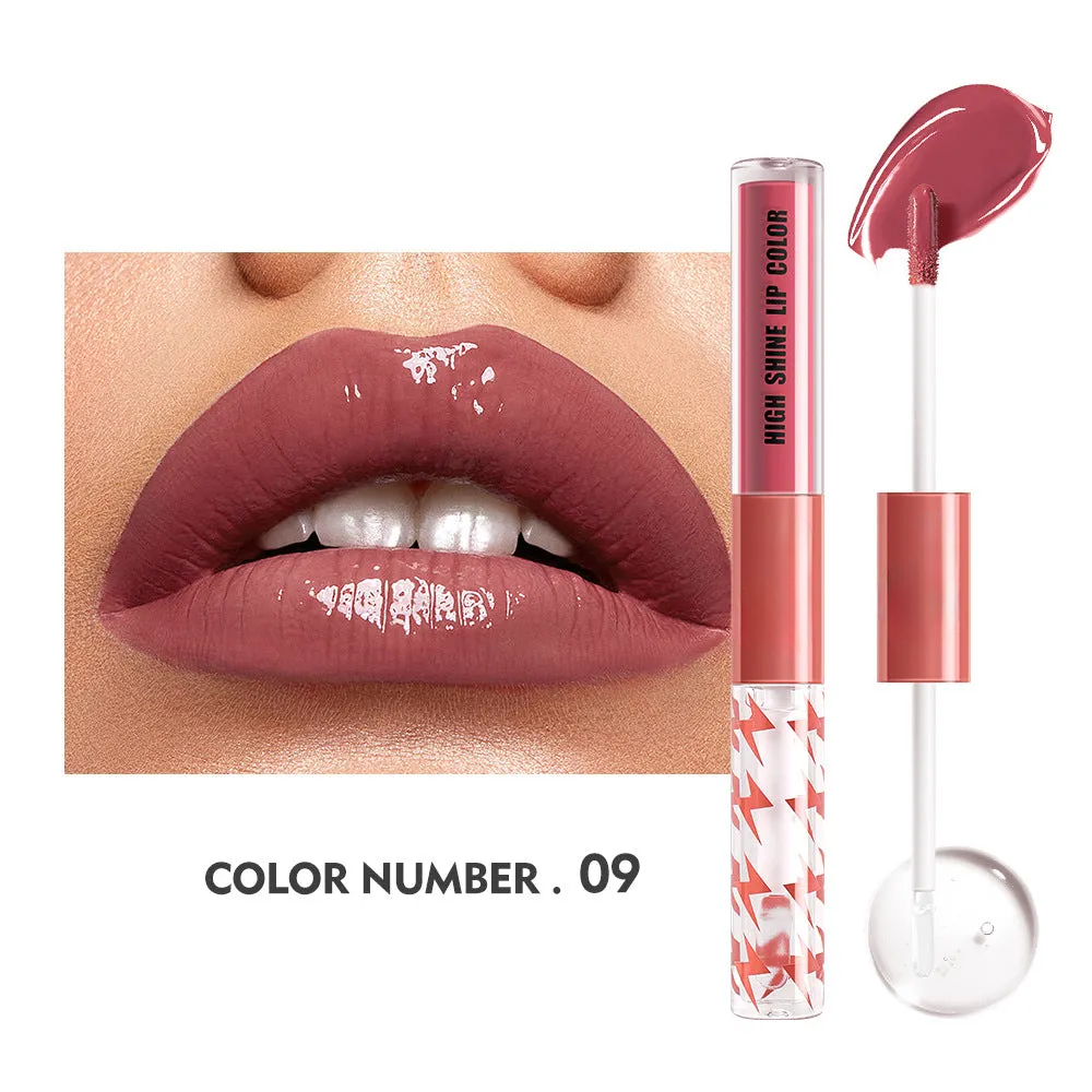 🔥ESLETTE™ 16 Color Double Ended High Shine Long Lasting Lip Gloss👄
