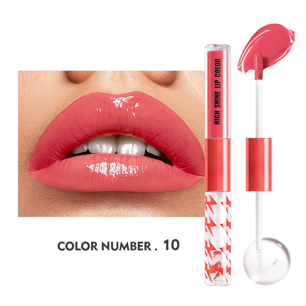 🔥ESLETTE™ 16 Color Double Ended High Shine Long Lasting Lip Gloss👄