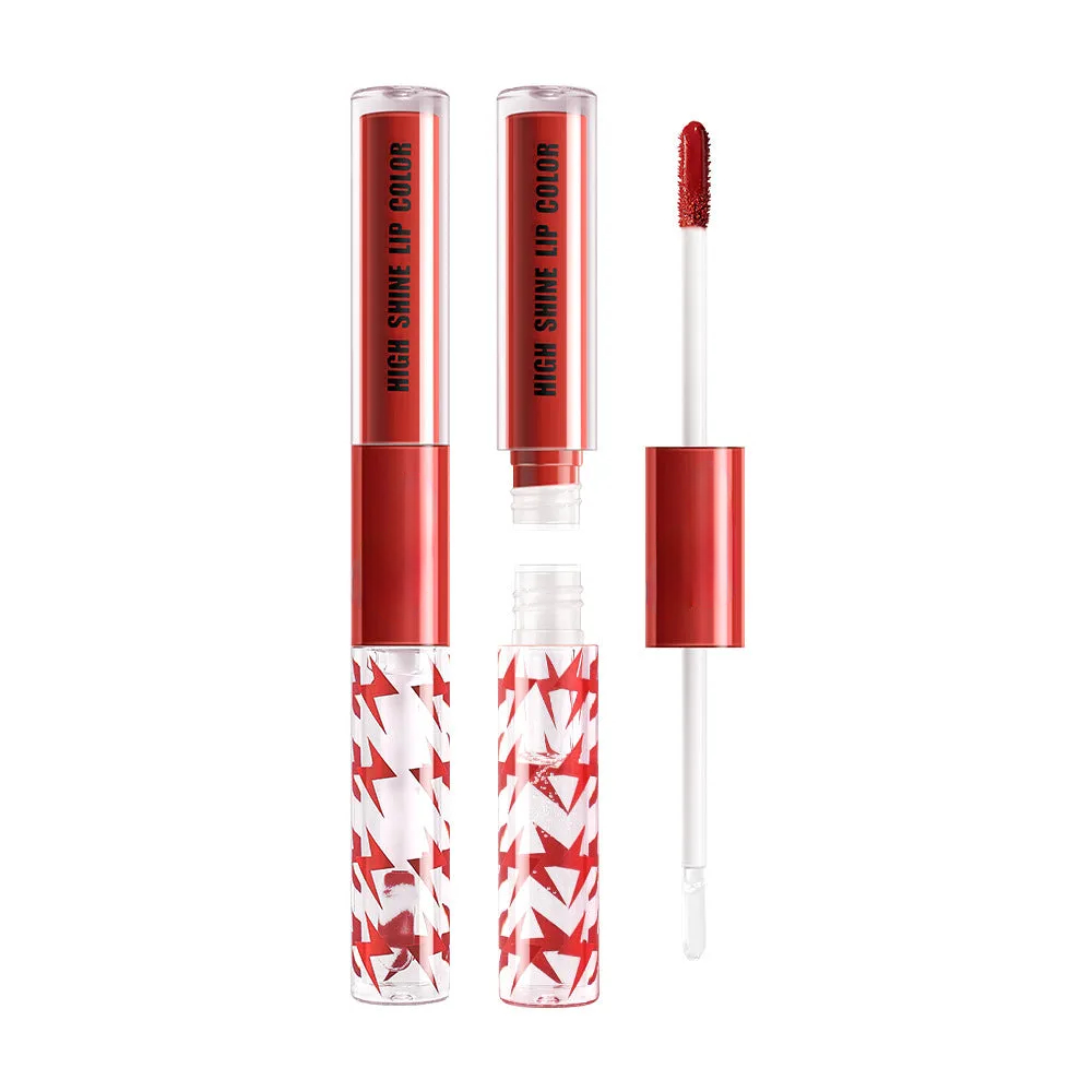 🔥ESLETTE™ 16 Color Double Ended High Shine Long Lasting Lip Gloss👄