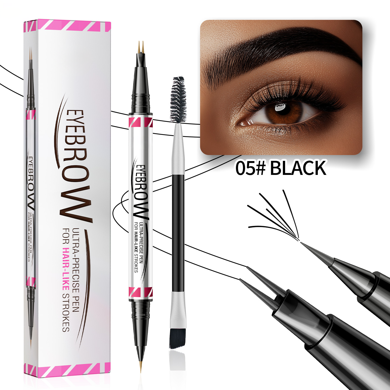 🎉Last Day 49% OFF ✨-3D Waterproof Microblading Eyebrow Pen