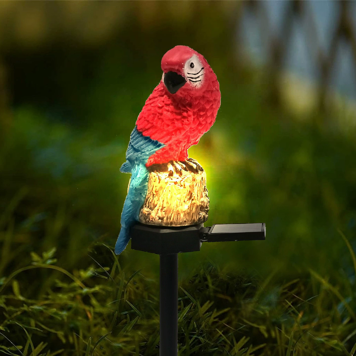 🔥Halloween Hot Sale🔥Waterproof Solar Parrot Light – LED Pathway Light for Lawn, Garden & Outdoor Decor