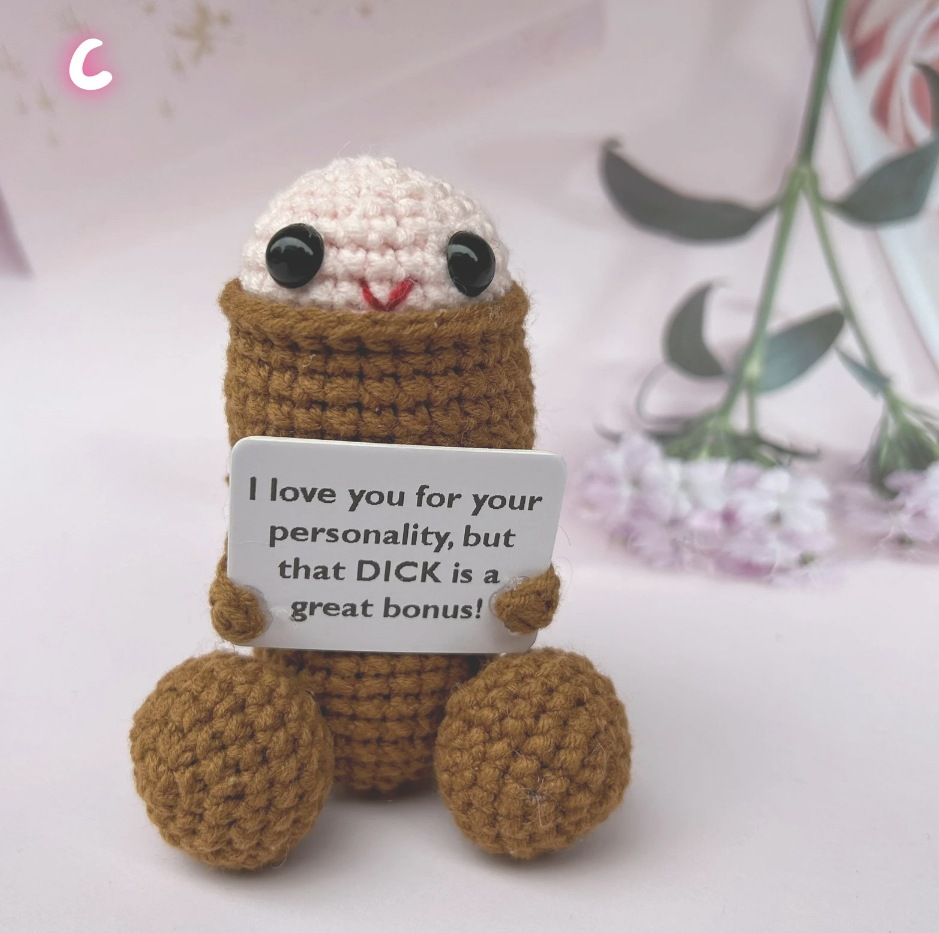 🎁Funny Handmade Positive Penis Emotional Support