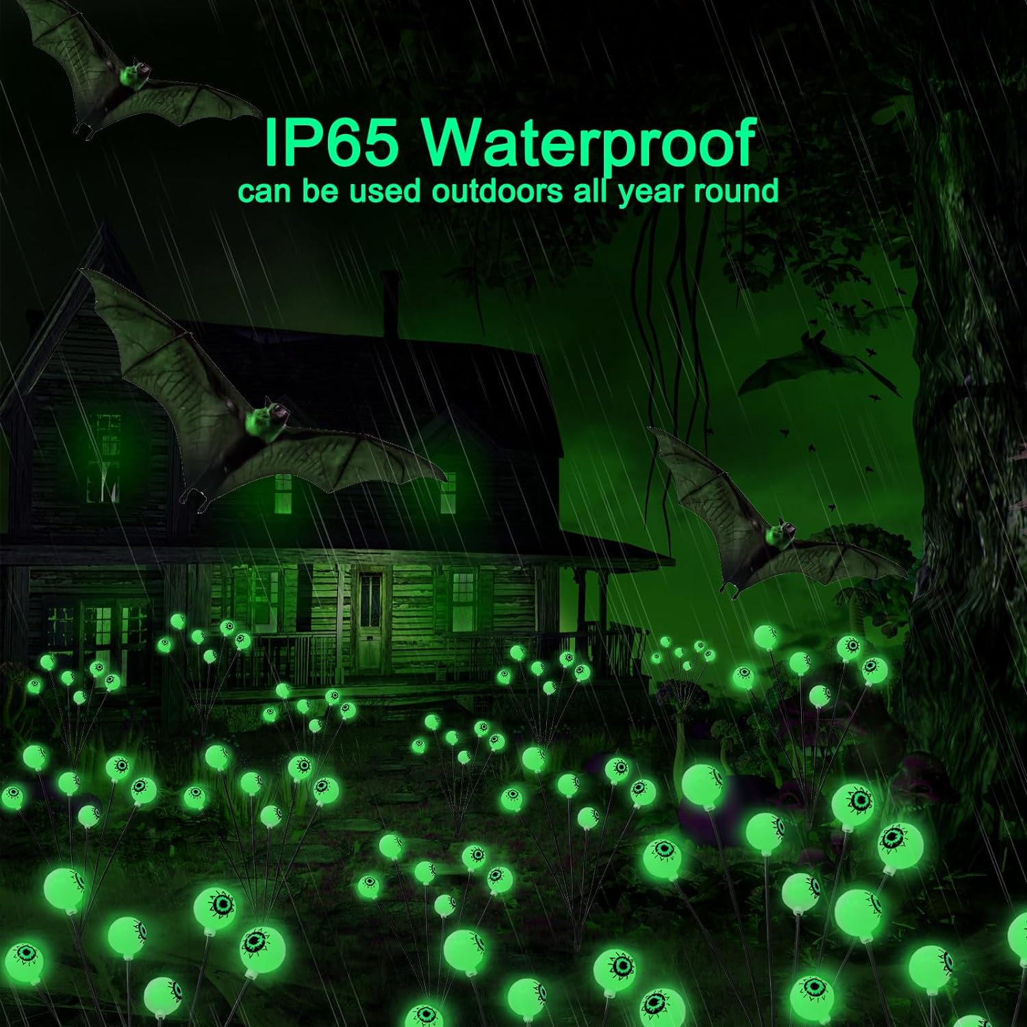 🎃Halloween Sale 49% OFF - Solar Eyeball Swaying Firefly Lights