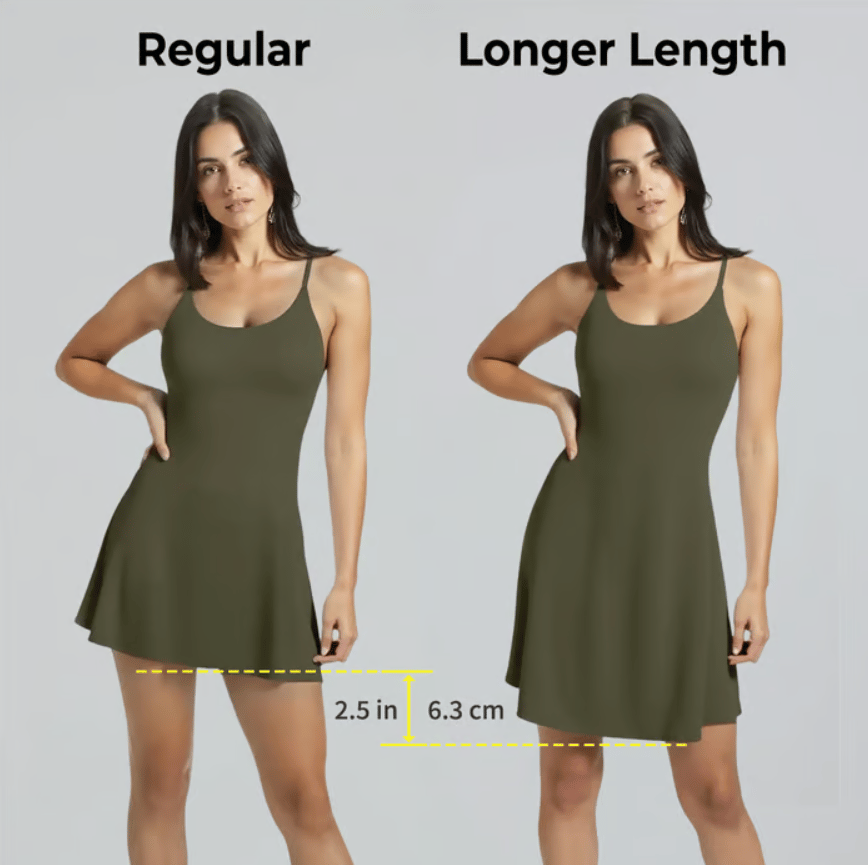 🎁Last Day 🔥The Ultimate Tummy Control Backless Active Dress -Made for Movement & Easy Bathroom Breaks