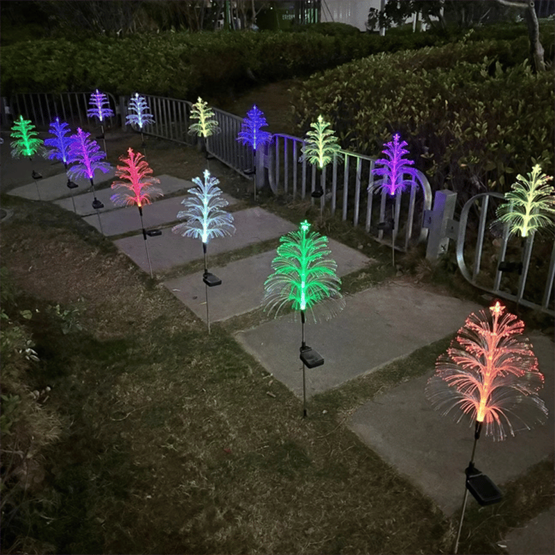 🔥Hot Sale-50% OFF🔥Seven Colors Gradient Solar Christmas Tree Lights