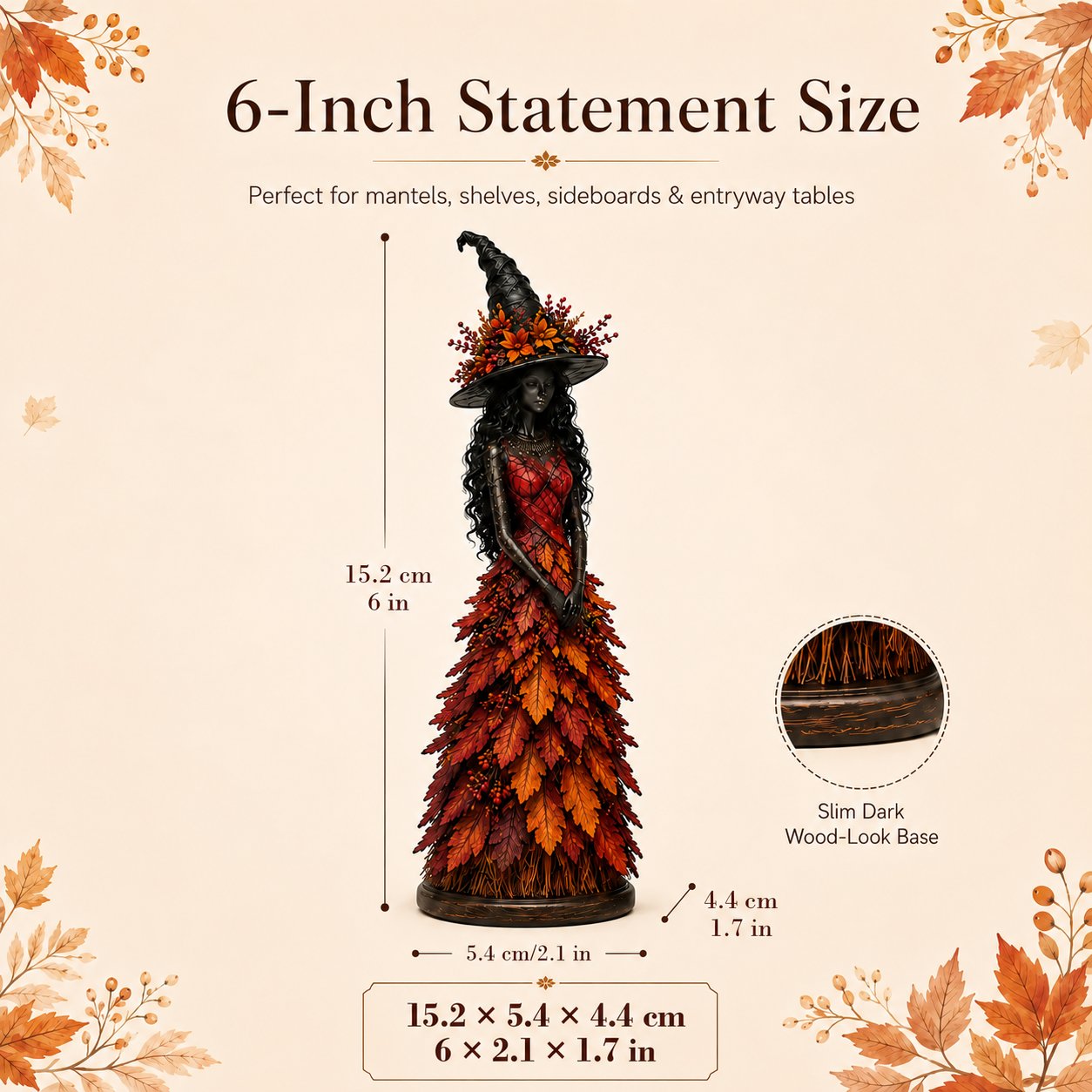 🧙‍♀️Enchanted Autumn Witch Figurine (📦Buy 2 Free Shipping)