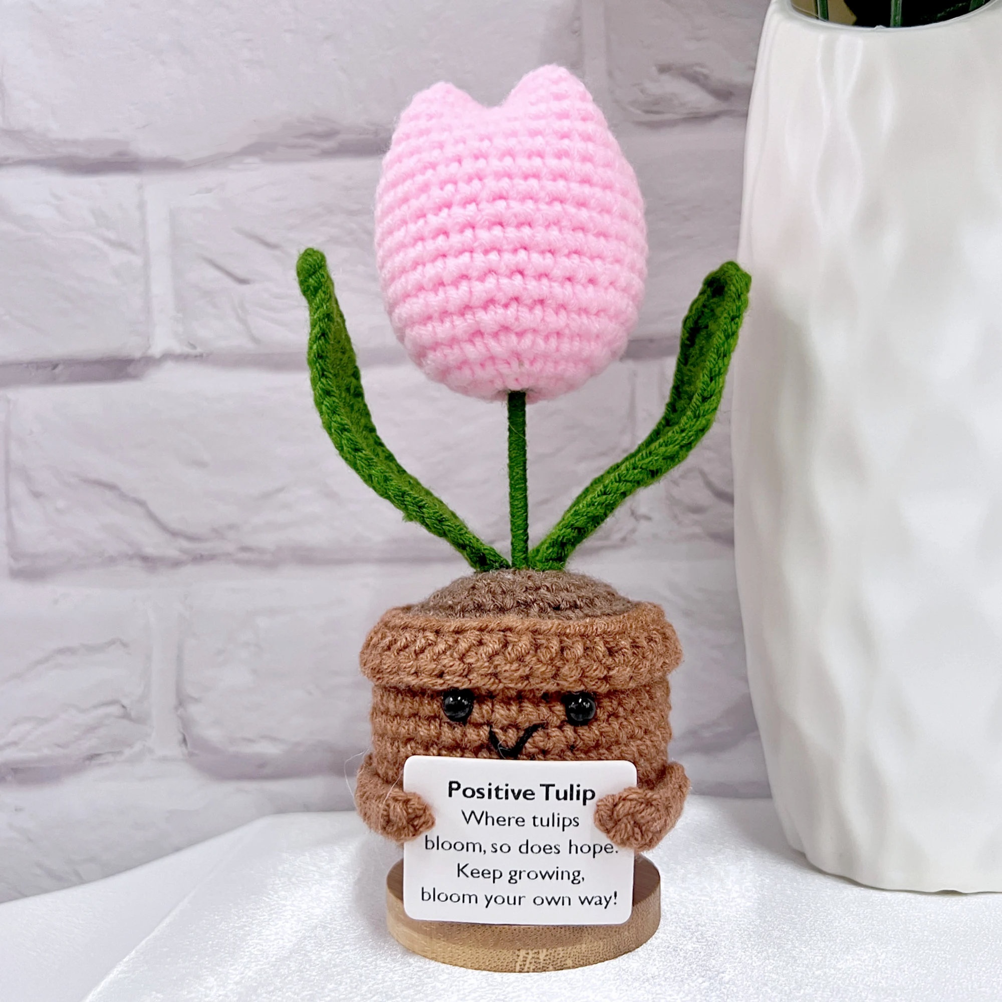 Handmade Crochet Sunflower Plants