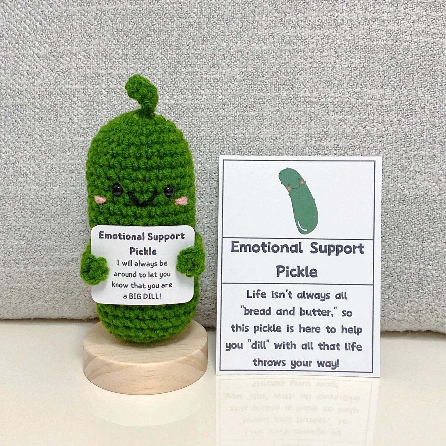 Handmade Emotional Support  Gift - Pickled Cucumber