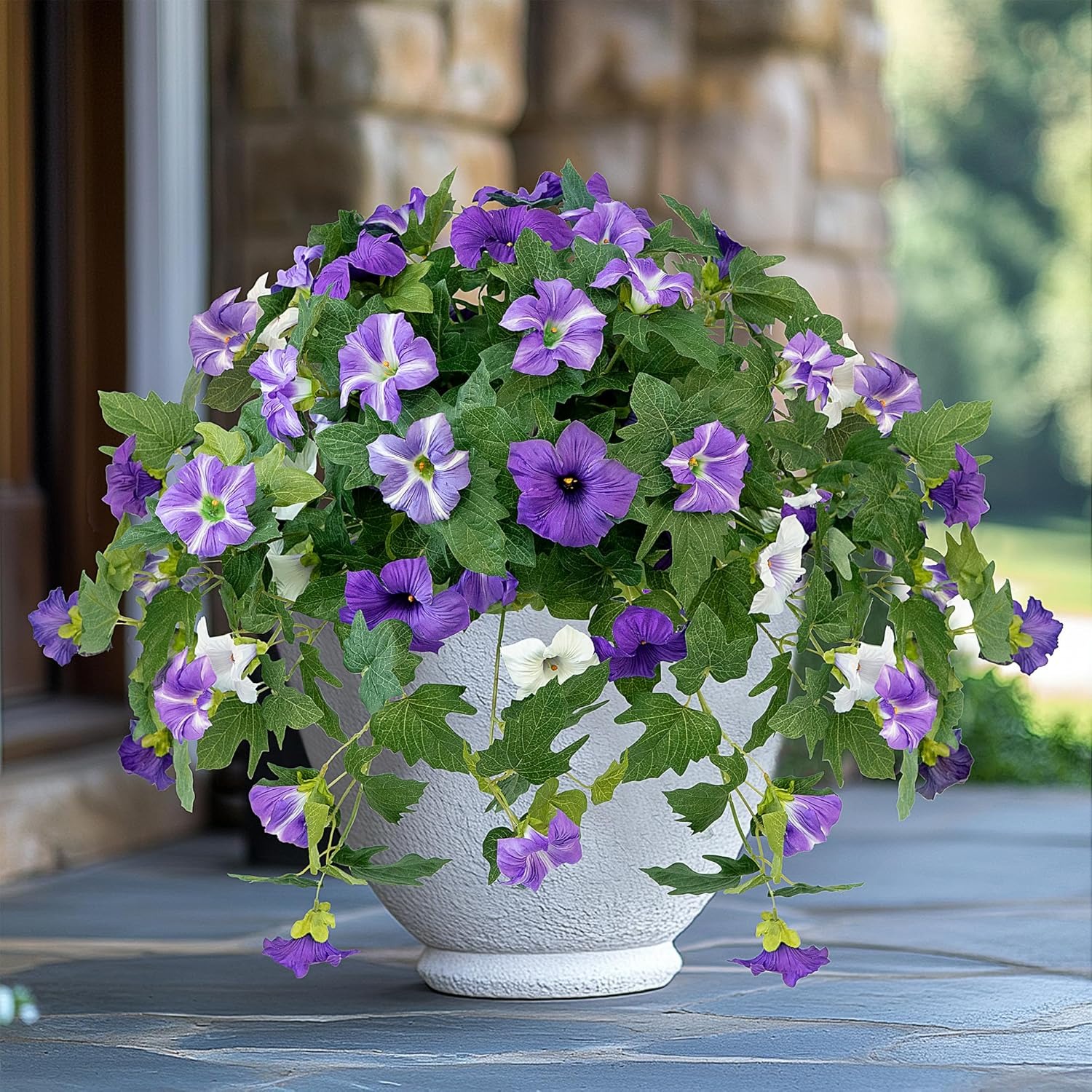 🔥Spring Faux Petunias Silk Flower UV Resistant No Fade Floral